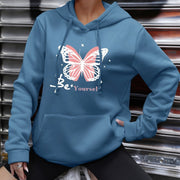 Soft Women's Cloud Blue Drawstring Sweatshirt