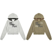 Customizable Retro Hooded Sweater for Women