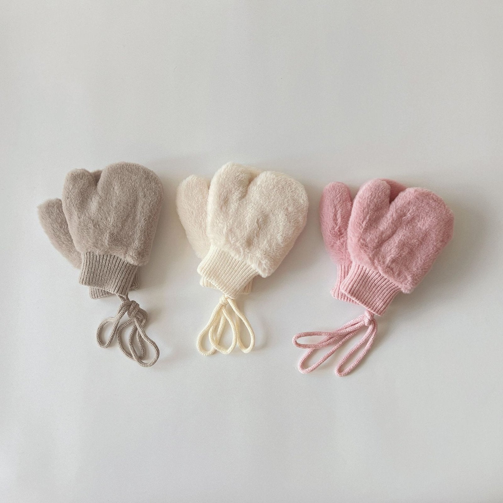 Warm Baby Finger Gloves | Fleece Lined Mittens for Kids