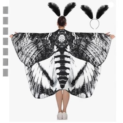Rotating Butterfly Shawl Decoration