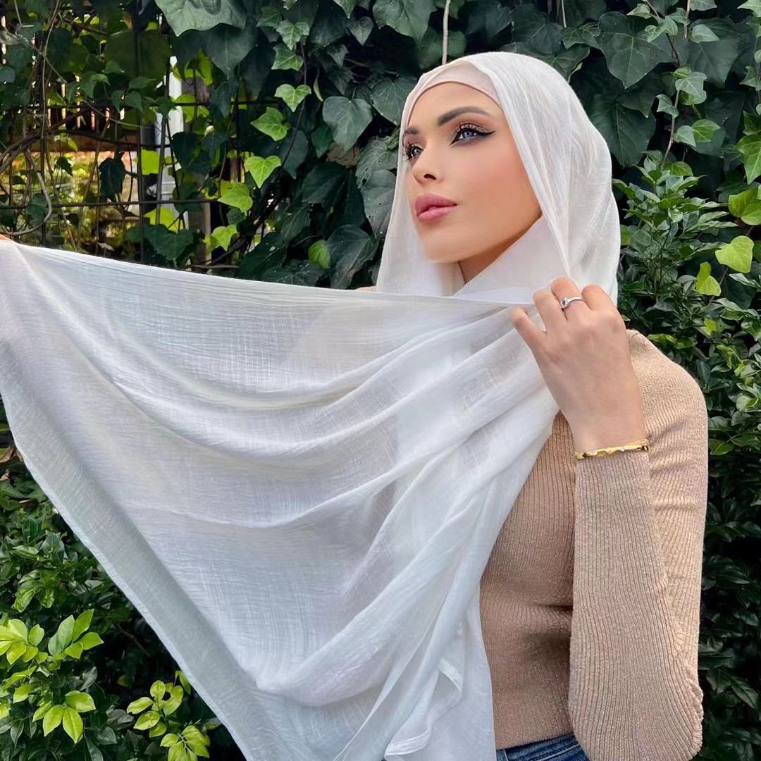 Monochrome Long Scarf - Warm & Stylish Casual Accessory