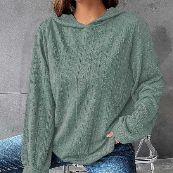 Stay Cozy Solid Color Hoodie for Women