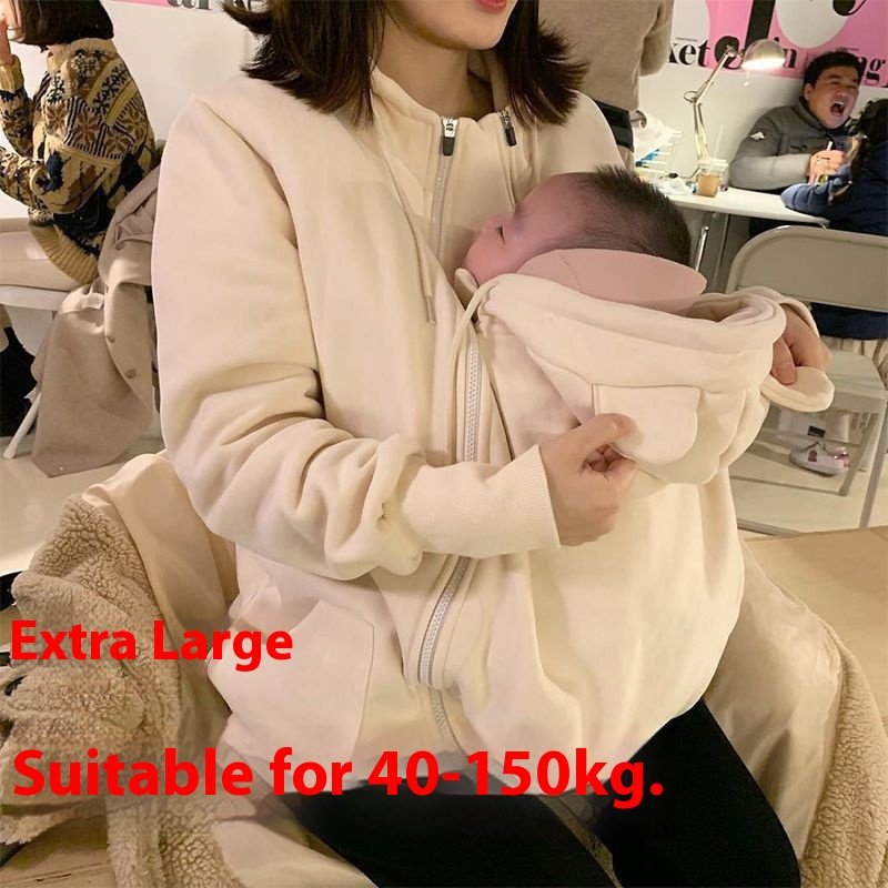 Extra Large Fleece-Lined Thickened Sweater for Women