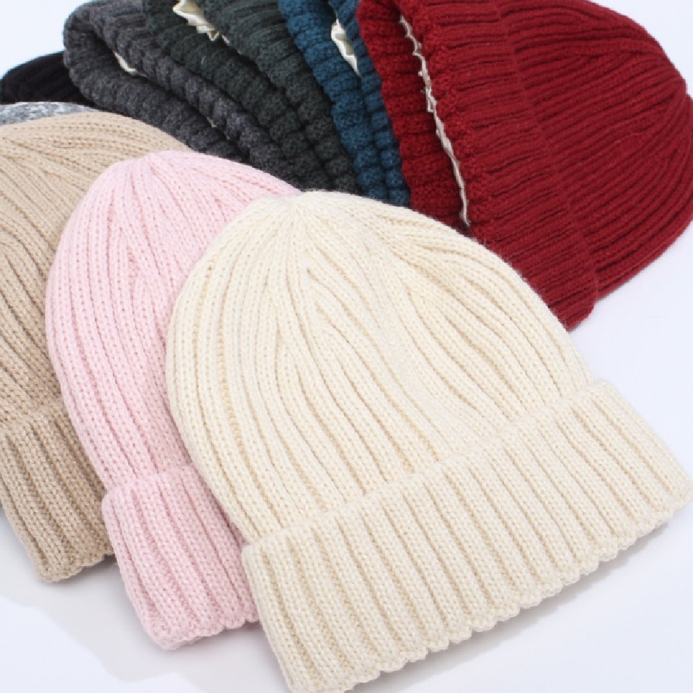 Warm Satin Wool Hats for Men & Women - 10 Stylish Colors