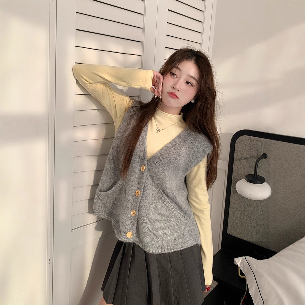 Cozy Winter Knit Vest for Women