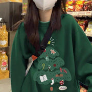 Cozy Christmas Tree Hoodie Pullover