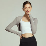 Women's Fitness Waistcoat for Dance & Sports, Quick-Drying, Elastic Waistband
