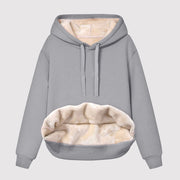 Cozy Solid Hoodie Sweatshirt for Women
