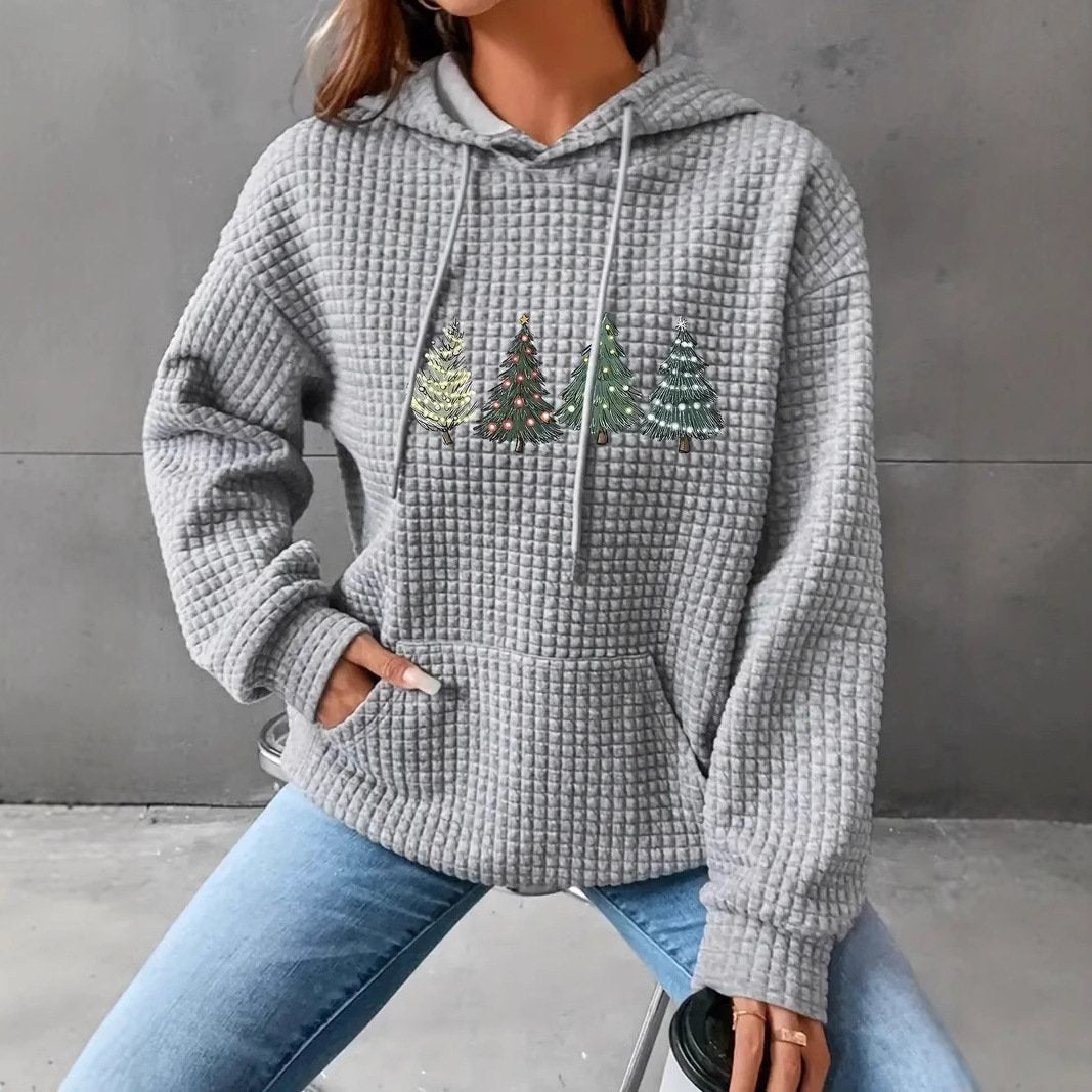 Cozy Festive 3D Christmas Hooded Casual Sweater