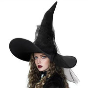 Black Wizard Witch Hat for Halloween