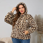 Cozy Leopard Print Sweater for Women
