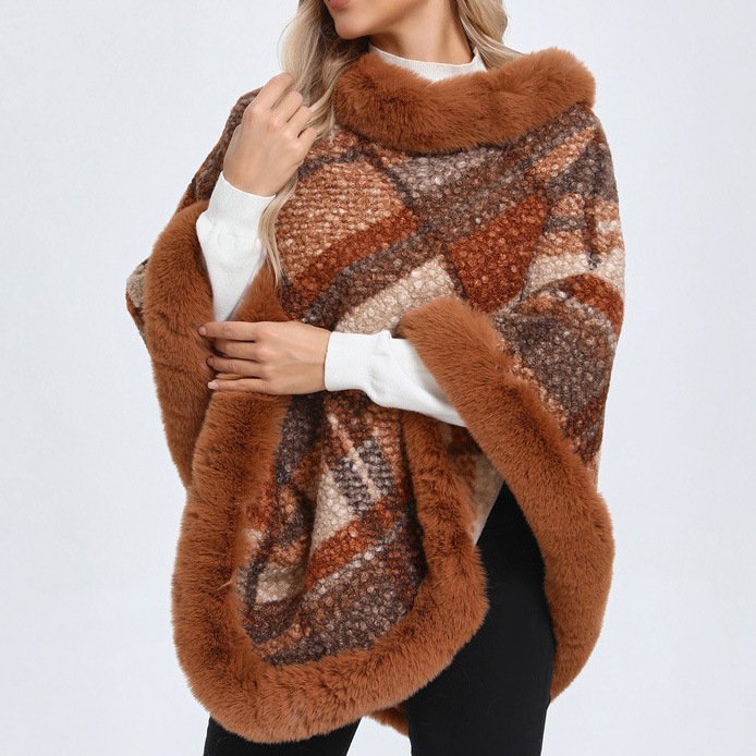 Classic Plaid Shawl for Women
