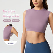 Sexy Women's Sports Top - Breathable, Sleeveless Design