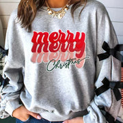 Women's Fashion Pullover Shirt with Ribbon Slit Letter Design