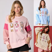 Versatile Sequin Hoodie for Women - Multicolor Christmas Gift