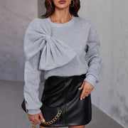 Slimming Loose Fit Long Sleeve Sweater for Women
