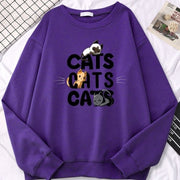 Loose Fit Casual Hoodie Sweater for Women