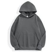 Cozy Women's Hoodie with Drop Shoulder Design
