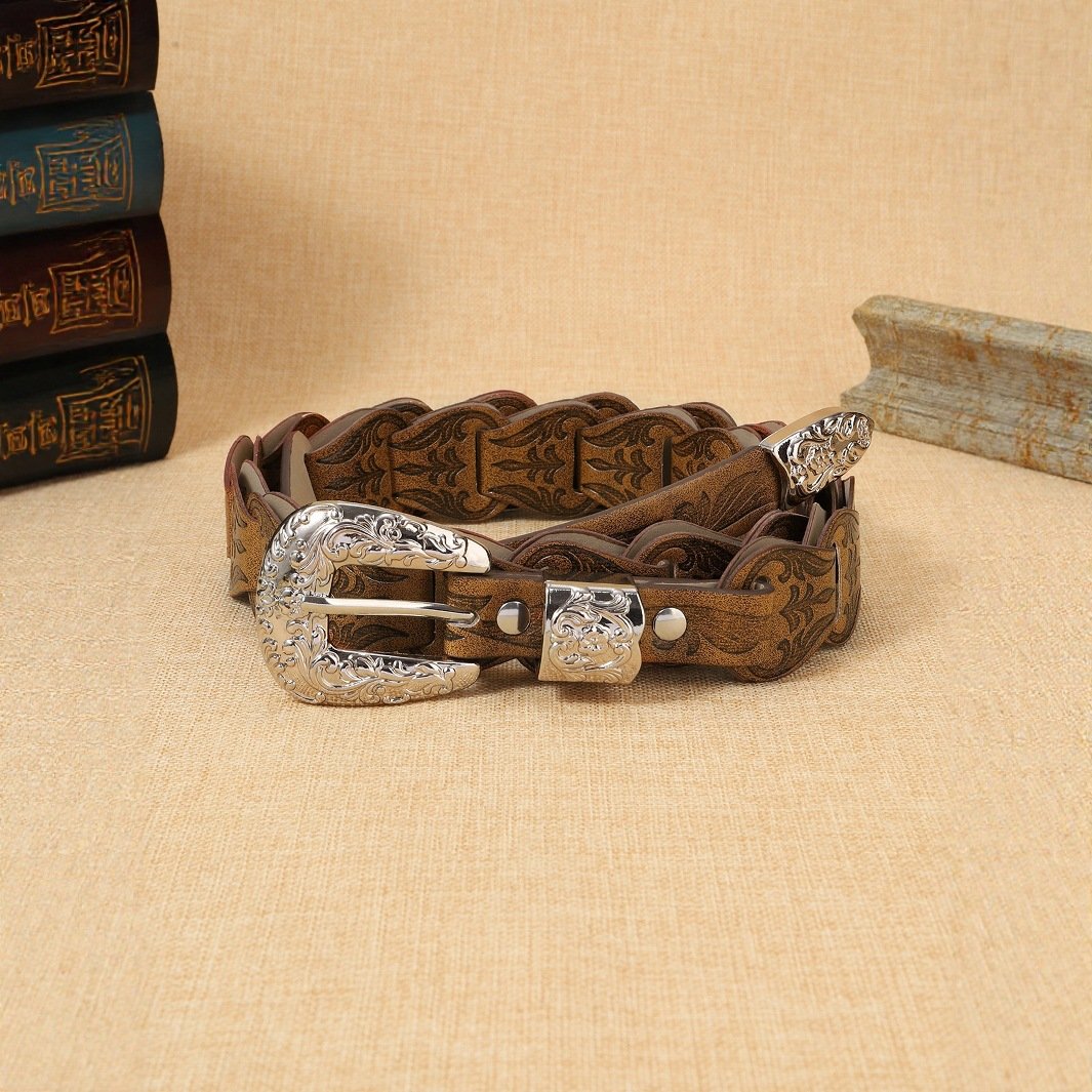 Versatile Thin Belt in Black & Brown