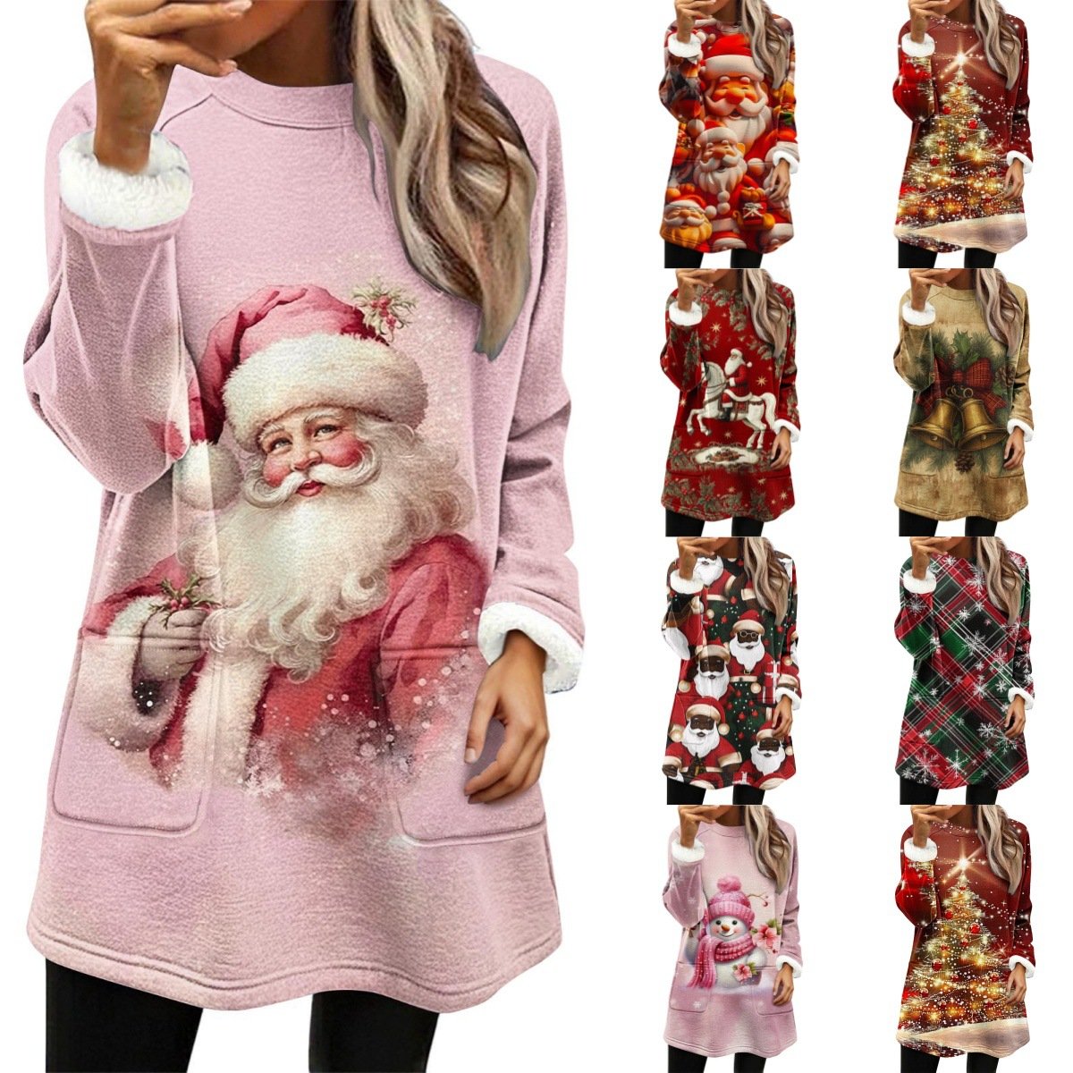Cozy Snowman Velvet Sweater for Women