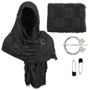 Stay Warm in Style with Vintage-Style Cotton Linen Shawl