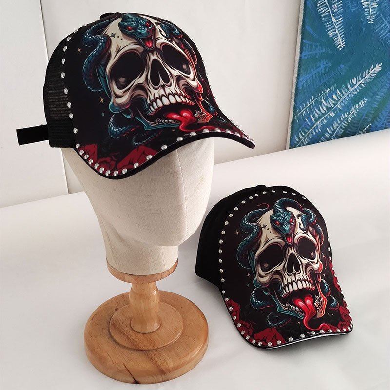Cool Printed Peaked Cap for Men