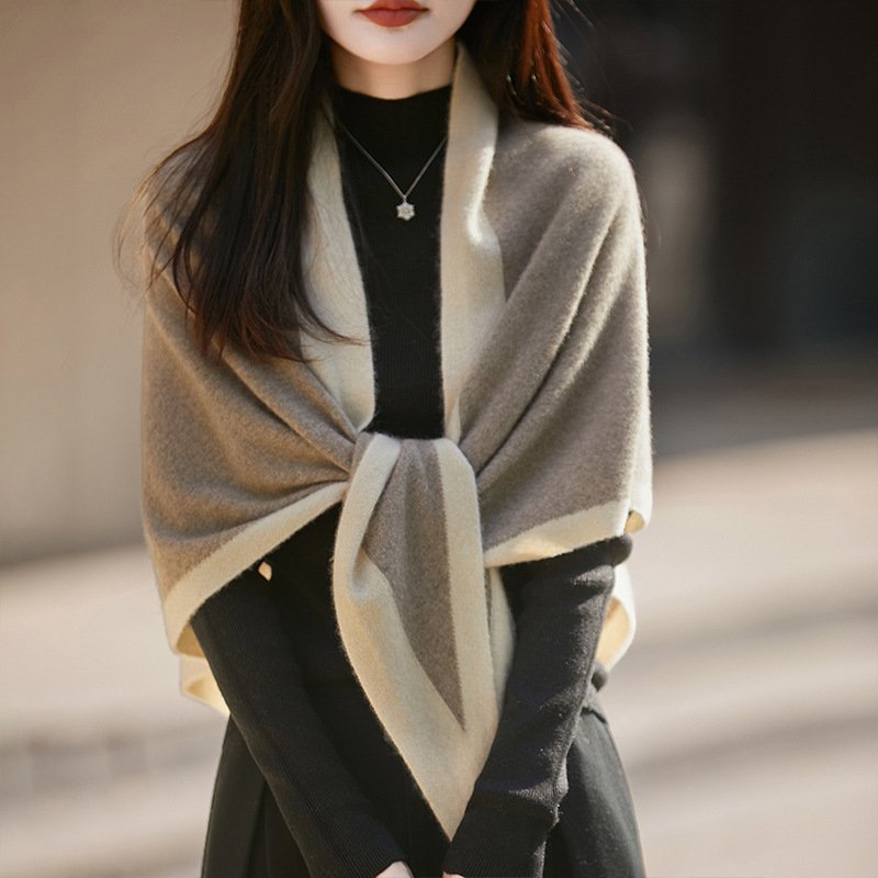 Cozy Wool Oversized Shawl Wrap