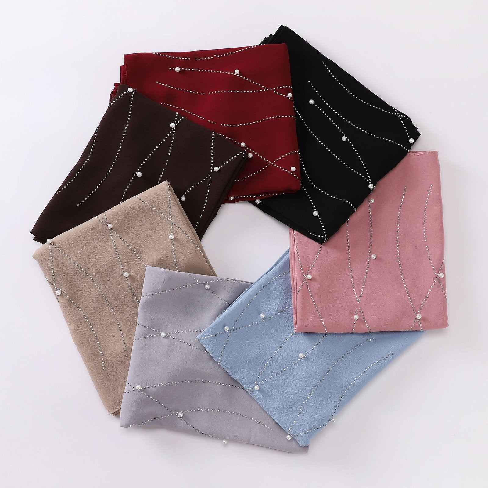 Rhinestone Shawl Scarf
