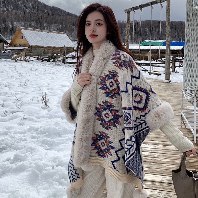 Warm Ethnic Shawl