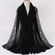 Brighten Up with Toe-Covering Chiffon Scarf