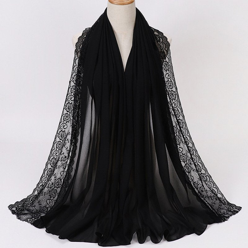 Brighten Up with Toe-Covering Chiffon Scarf