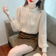 Trendy 3D Print Long-Sleeve Casual Top for Women