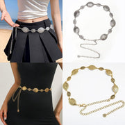 Fashion Metal Waist Chain with Carving Details