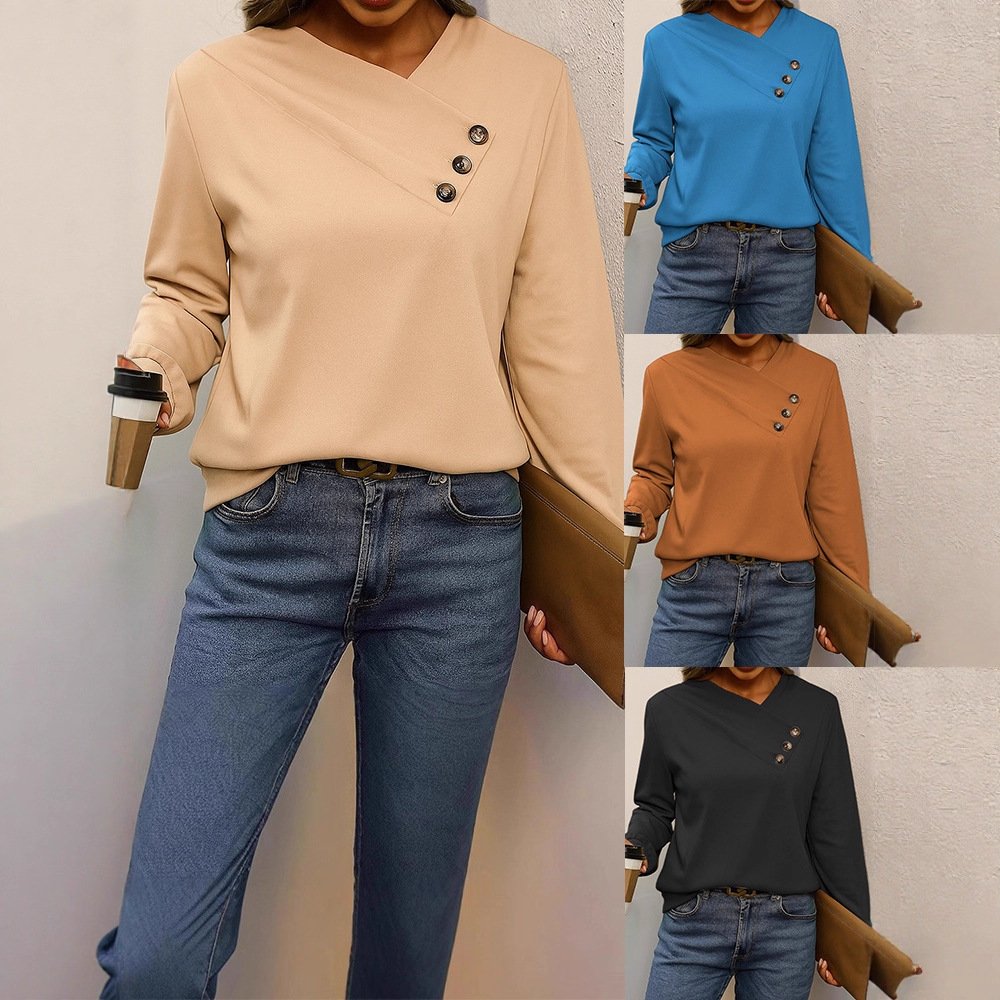 Cozy V-neck Sweater for Women
