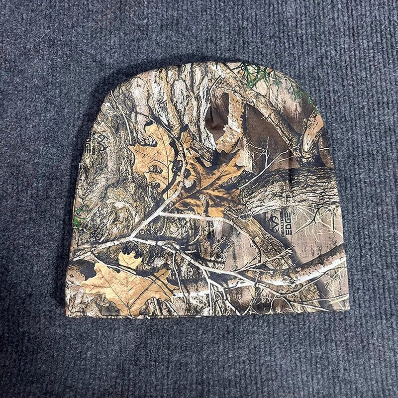 Winter Warm Tree Print Knitted Hat for Women