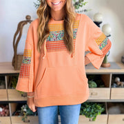 Cozy Retro Plaid Hoodie