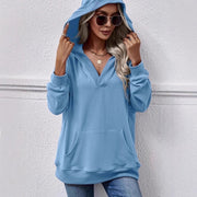 Cozy Plus Size Hoodie with Kangaroo Pocket