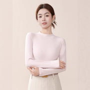 Warm Thickened Half Turtleneck Long Sleeve Top