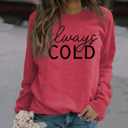 Stay Cozy in Style: Long Sleeve Loose Sweatshirt