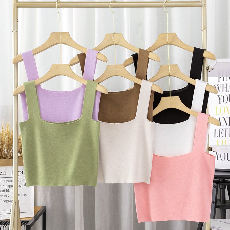 Soft Knitted Camisole Vest for Women