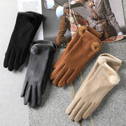 Warm Korean Fashion Fingerless Gloves for Women