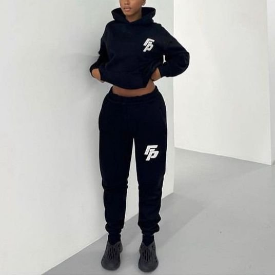 Cozy Long Sleeve Hoodie Set for Women