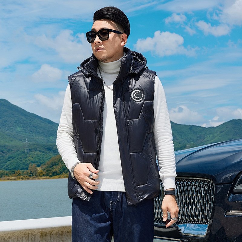 Men's Plus Size Plush Warm Vest