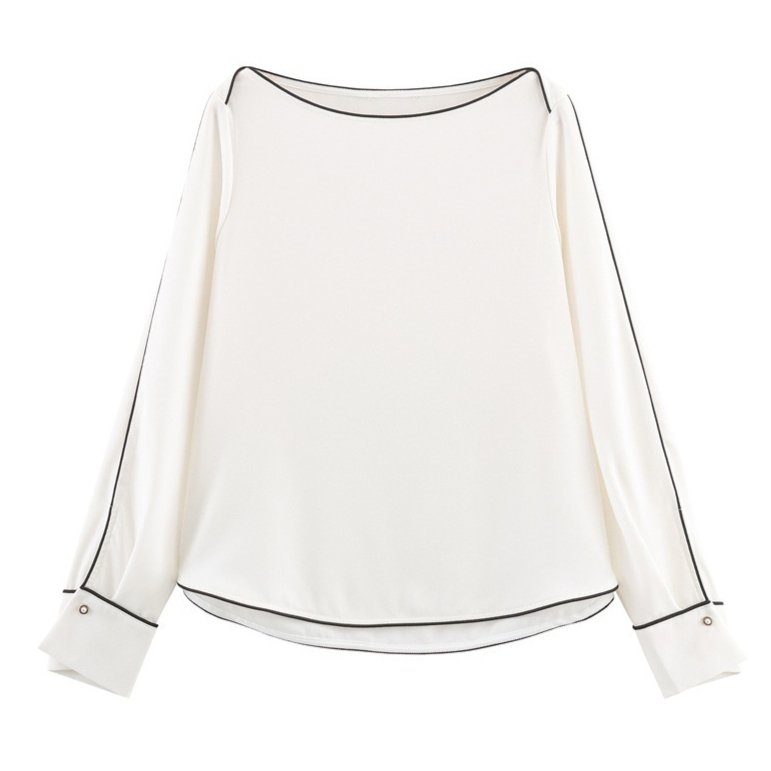 Floral Color-Block Loose Casual Blouse