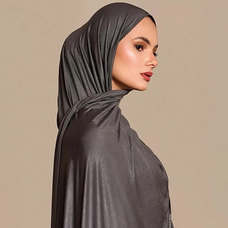 Versatile Solid Color Headscarf for Women