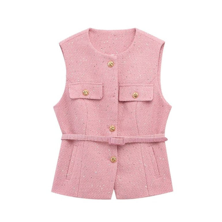Cozy Women's V-Neck Knit Vest