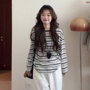 Women's Striped Sun Protection Long Sleeve Tee