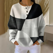 Retro 3D Graphic Hoodie for Women