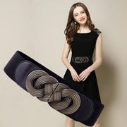 Retro Elastic Wide Belt for Men & Women