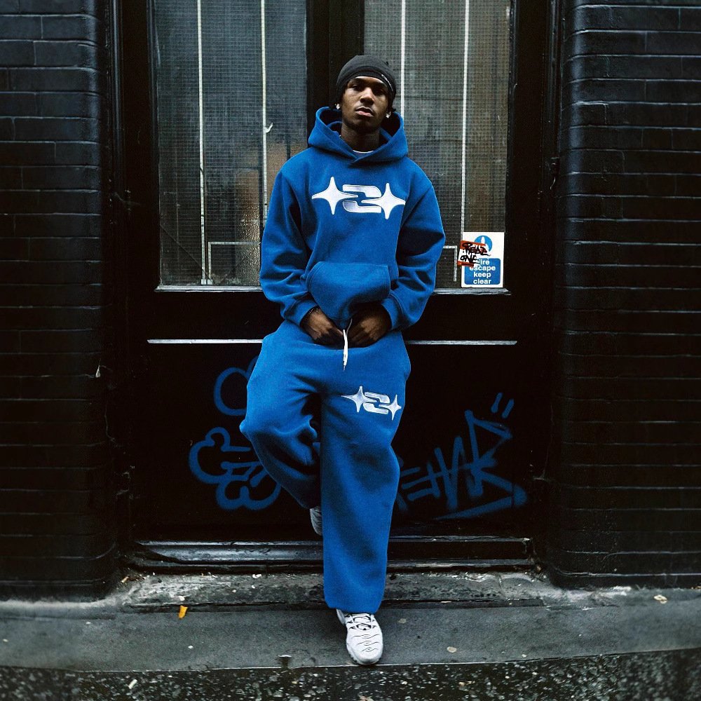 Casual Retro Hip-hop Hoodie for Men